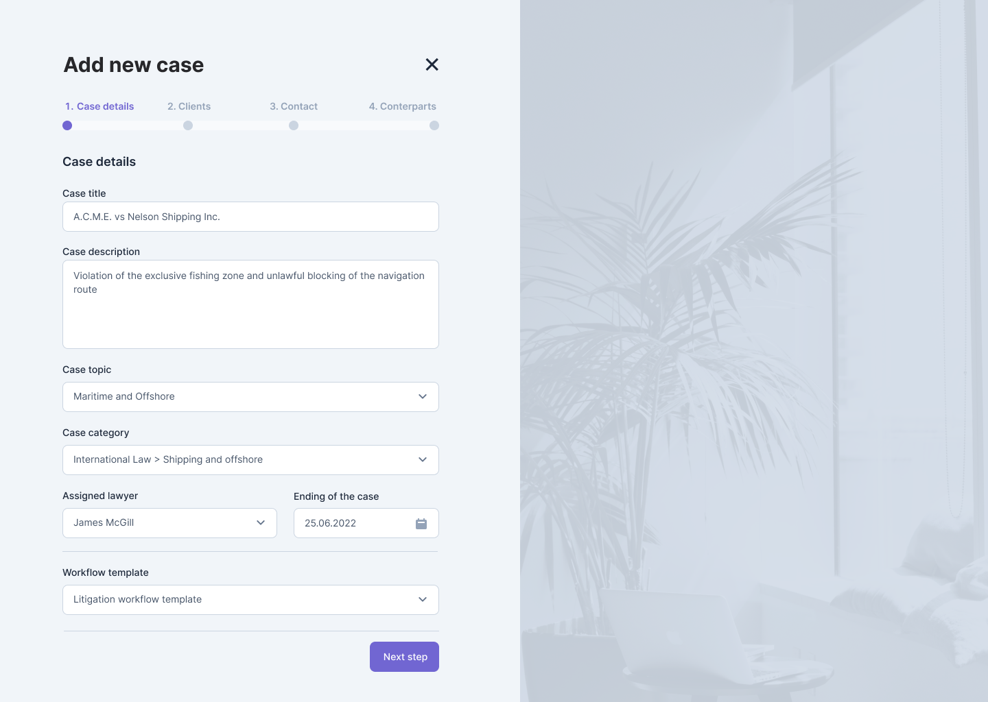 'Case Details'